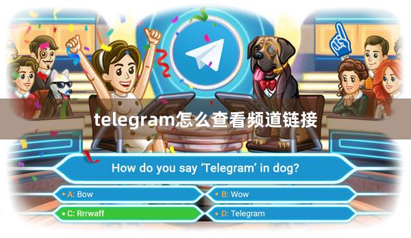 telegram怎么查看频道链接